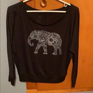 Black long sleeve shirt